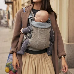 Tout Pour Vos Balades|Porte Bébé Dorsal*BabyBjörn Porte-bébé Harmony de Gris Beige Mesh 3D