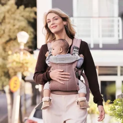 Porte Bébé Dorsal|Porte Bébé Ventral*BabyBjörn Porte-bébé Harmony de Rose poudré mesh 3D