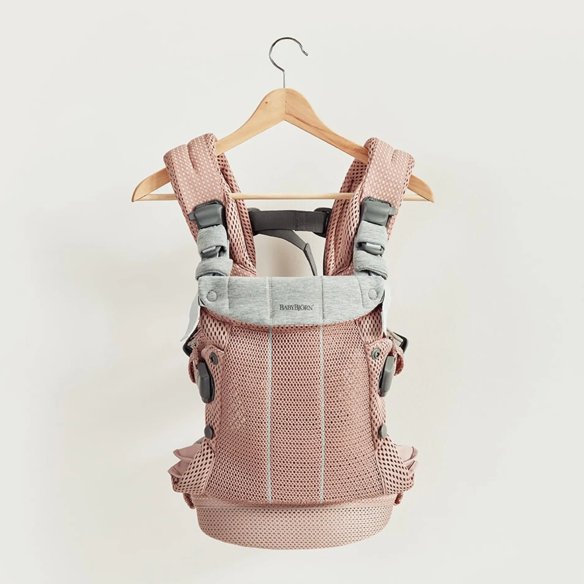Porte Bébé Dorsal|Porte Bébé Ventral*BabyBjörn Porte-bébé Harmony de Rose poudré mesh 3D