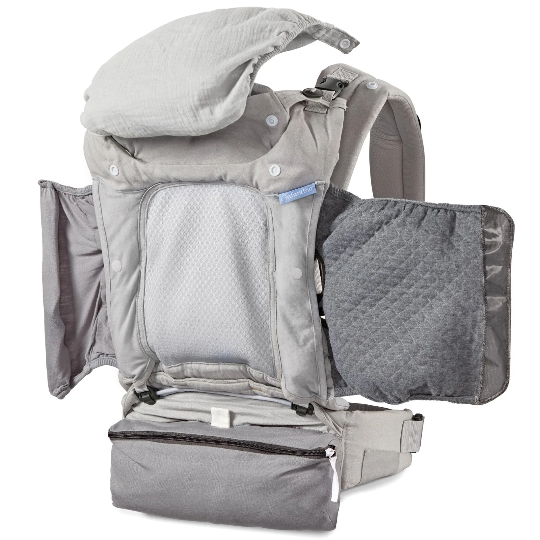 Porte Bébé Ventral|Tout Pour Vos Balades*Infantino Porte-bébé in season de Gris