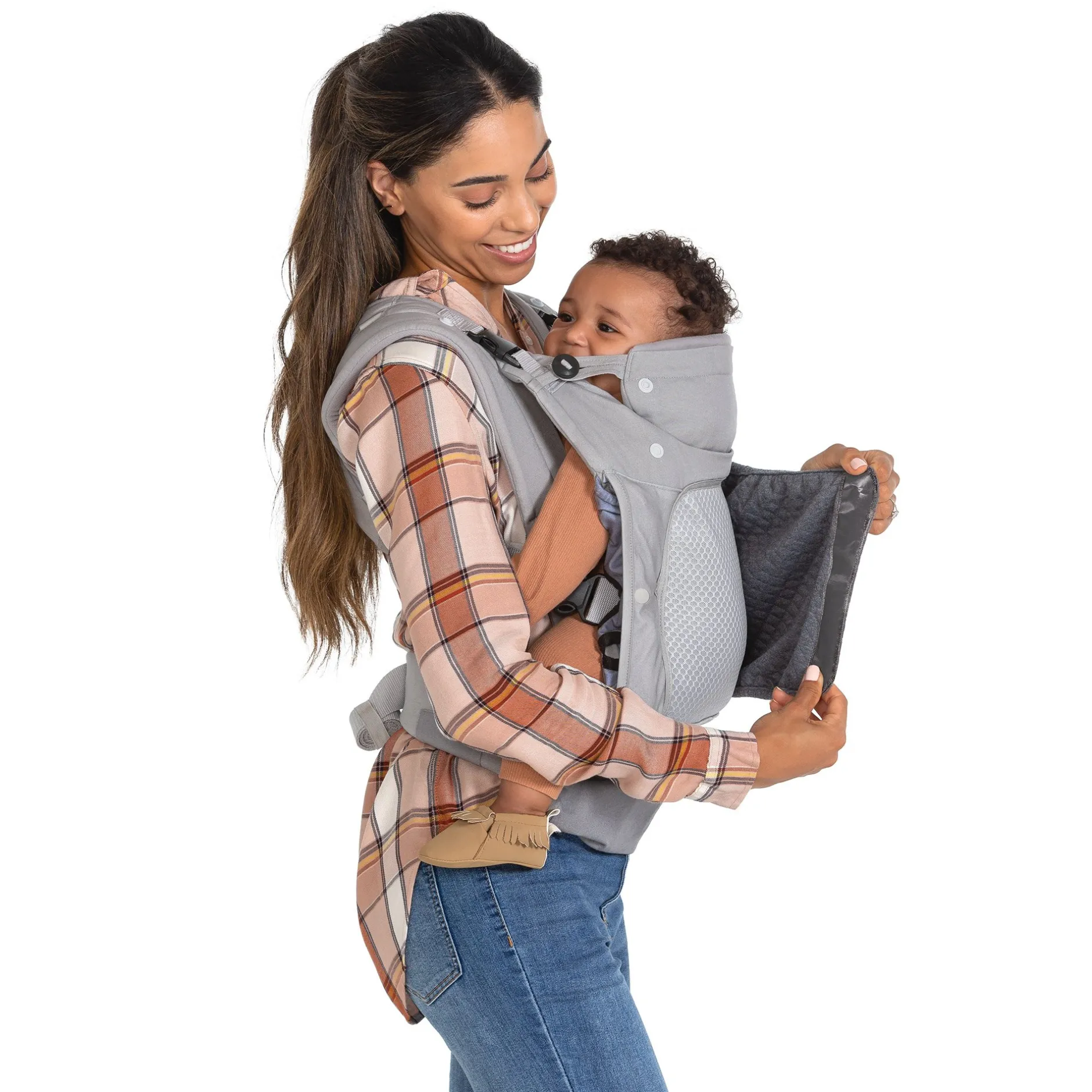 Porte Bébé Ventral|Tout Pour Vos Balades*Infantino Porte-bébé in season de Gris