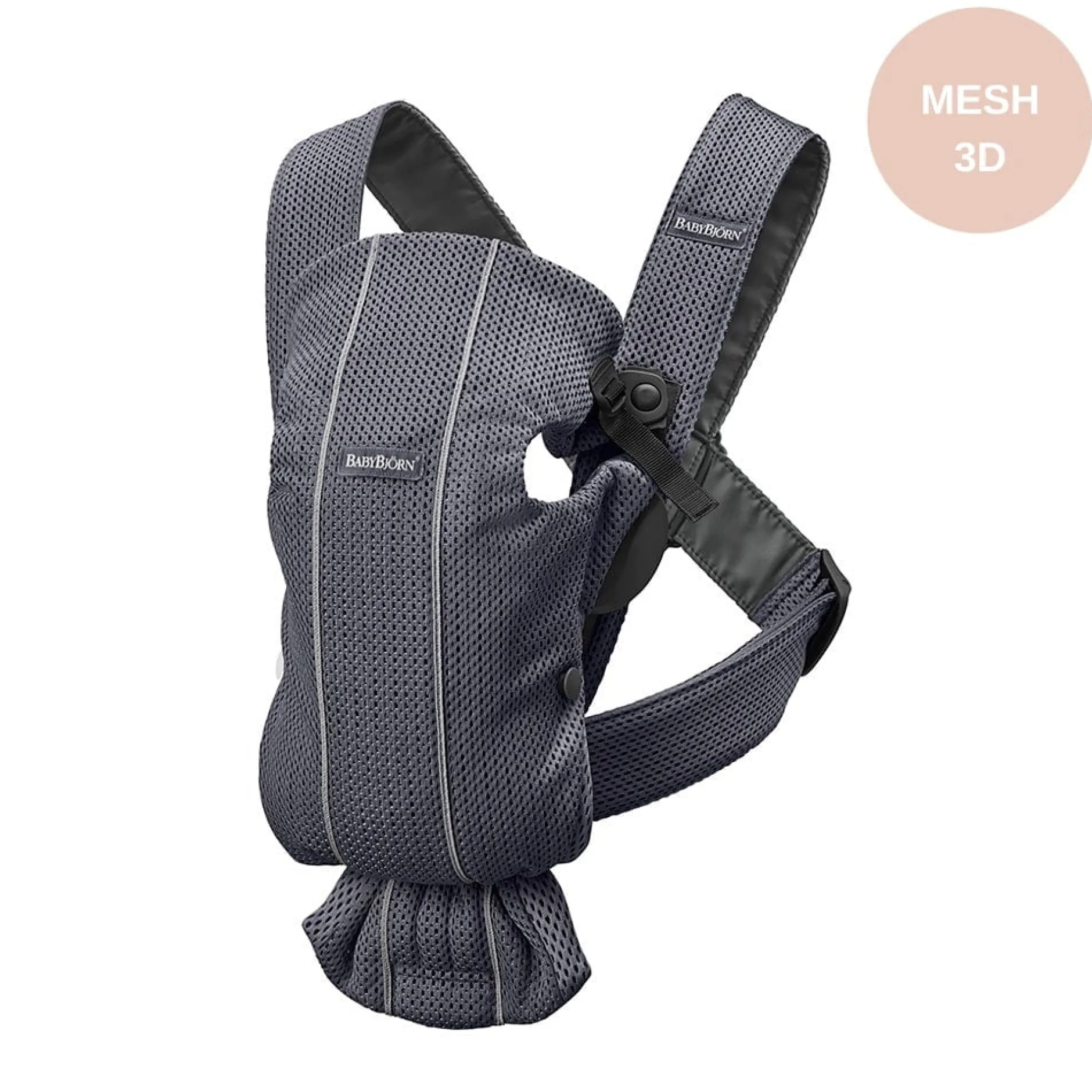 Porte Bébé Ventral|Tout Pour Vos Balades*BabyBjörn Porte-bébé Mini de Anthracite Mesh 3D