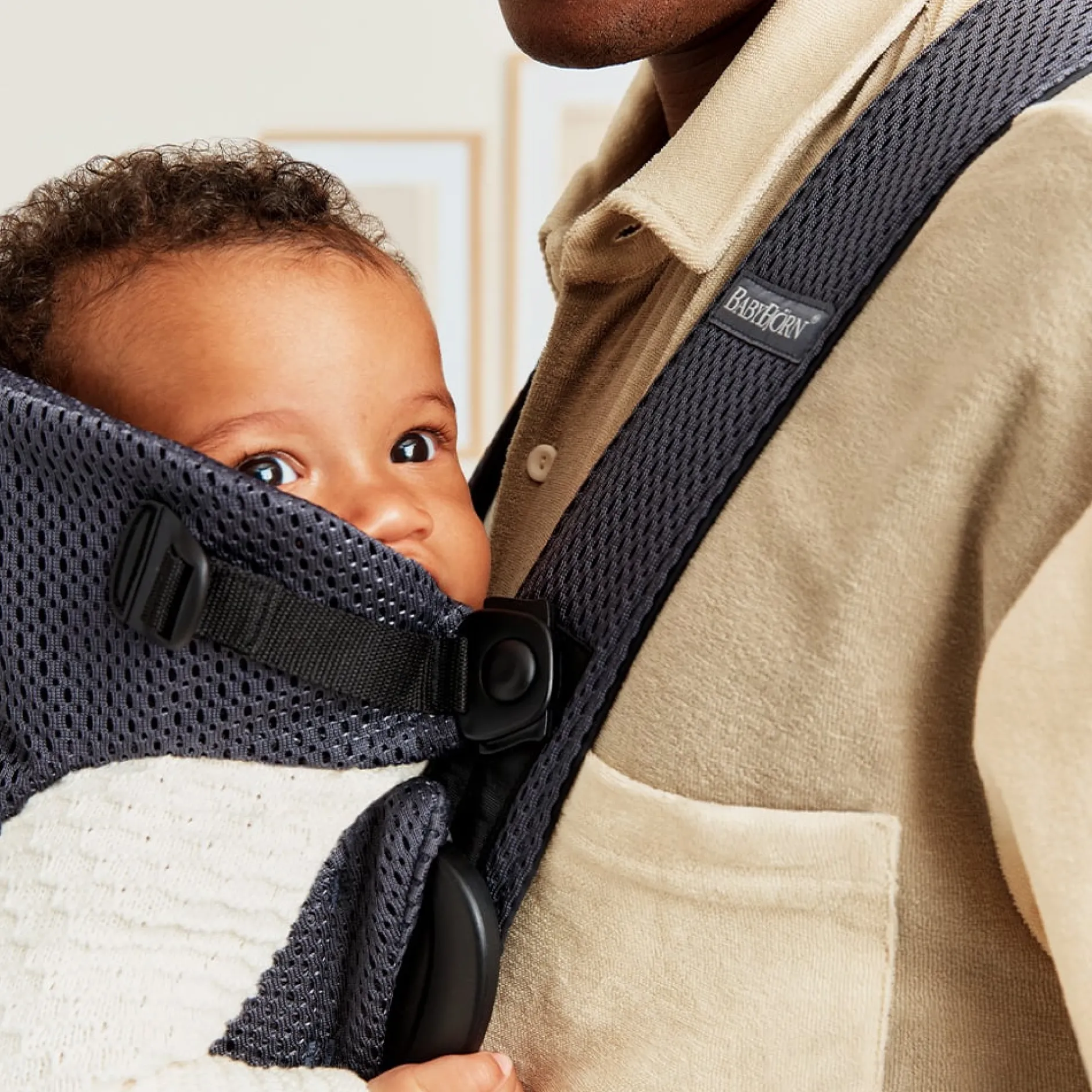 Porte Bébé Ventral|Tout Pour Vos Balades*BabyBjörn Porte-bébé Mini de Anthracite Mesh 3D