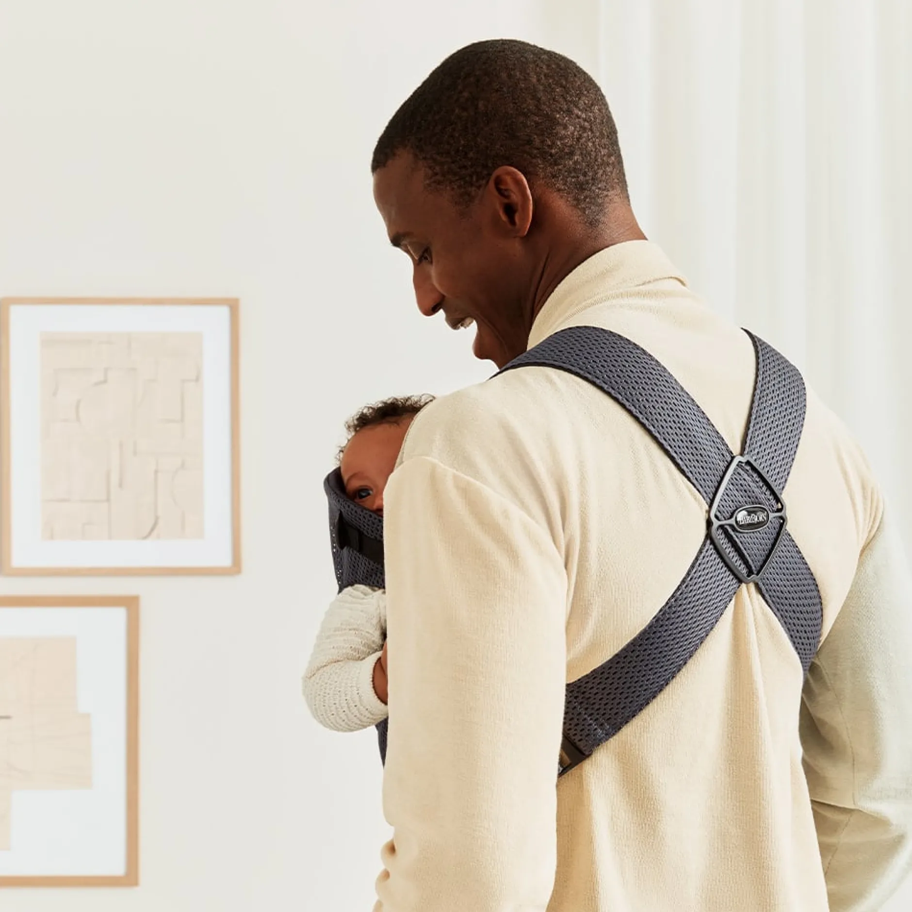 Porte Bébé Ventral|Tout Pour Vos Balades*BabyBjörn Porte-bébé Mini de Anthracite Mesh 3D