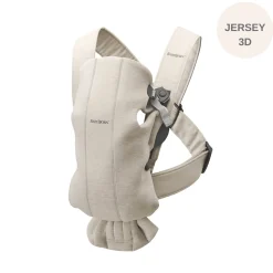 Porte Bébé Ventral|Tout Pour Vos Balades*BabyBjörn Porte-bébé Mini de Beige Clair Jersey 3D