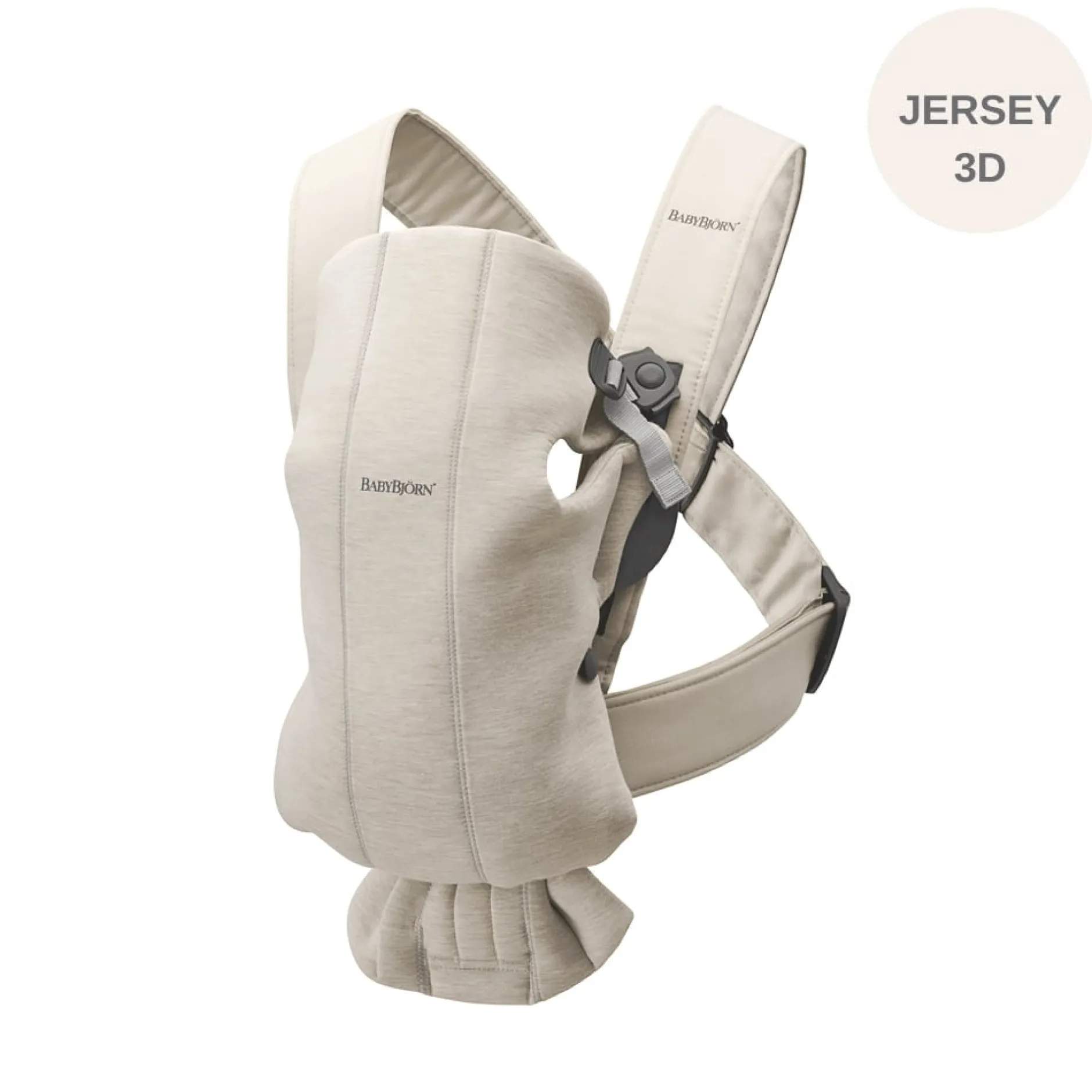 Porte Bébé Ventral|Tout Pour Vos Balades*BabyBjörn Porte-bébé Mini de Beige Clair Jersey 3D