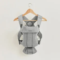 Porte Bébé Ventral|Tout Pour Vos Balades*BabyBjörn Porte-bébé Mini de Gris Clair Jersey 3D