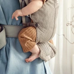 Porte Bébé Ventral|Tout Pour Vos Balades*BabyBjörn Porte-bébé Mini de Gris/Beige Mesh 3D
