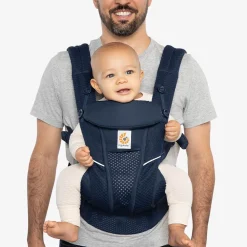 Porte Bébé Dorsal|Porte Bébé Ventral*Ergobaby Porte-bébé Omni Breeze de Bleu Nuit