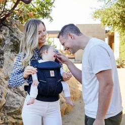 Porte Bébé Dorsal|Porte Bébé Ventral*Ergobaby Porte-bébé Omni Breeze de Bleu Nuit