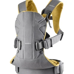 Porte Bébé Dorsal|Porte Bébé Ventral*BabyBjörn Porte-bébé One de Gris denim / foncé cotton mix