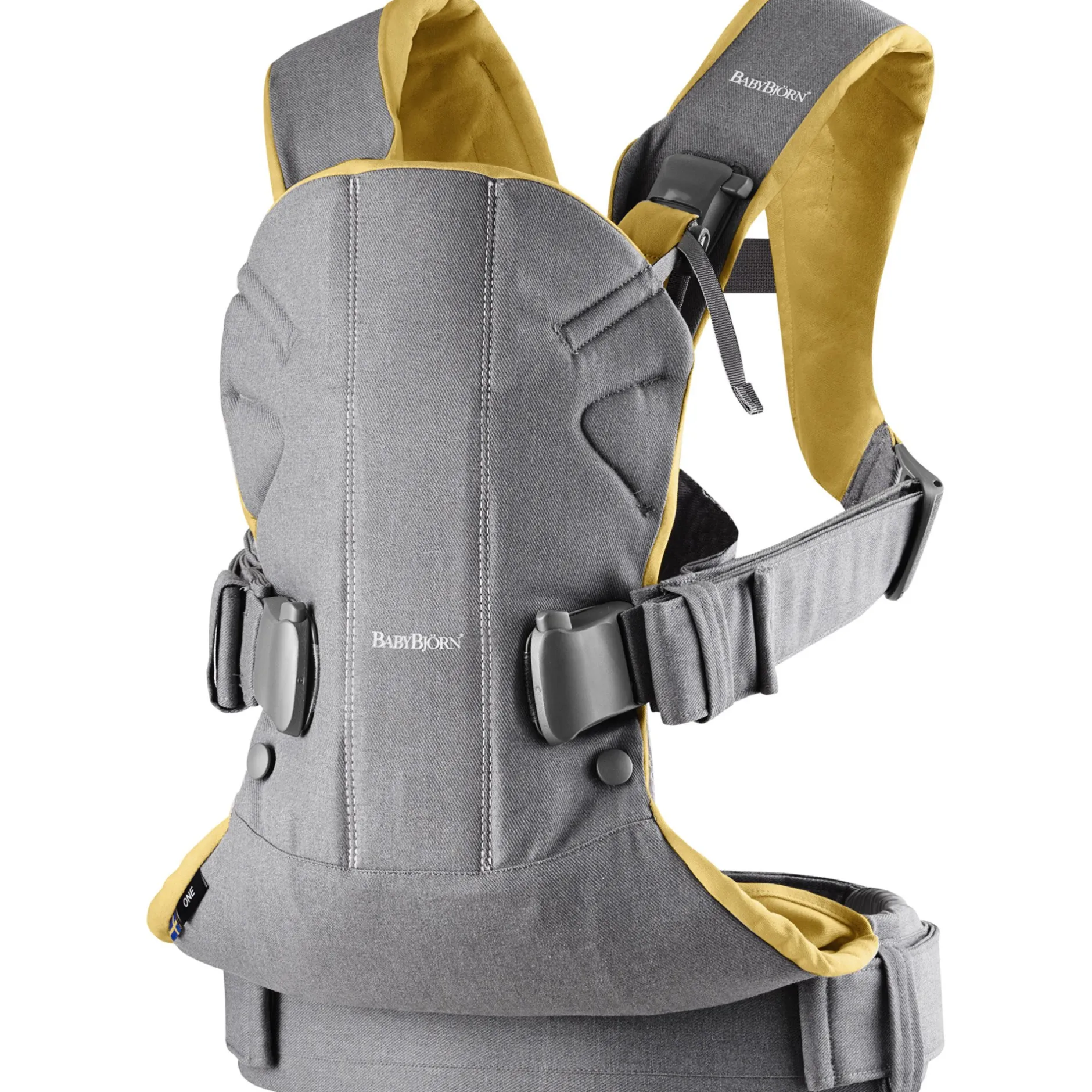 Porte Bébé Dorsal|Porte Bébé Ventral*BabyBjörn Porte-bébé One de Gris denim / foncé cotton mix