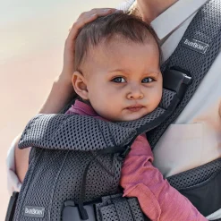 Porte Bébé Dorsal|Porte Bébé Ventral*BabyBjörn Porte-bébé One Air de Anthracite Mesh 3D
