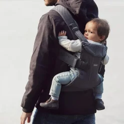 Porte Bébé Dorsal|Porte Bébé Ventral*BabyBjörn Porte-bébé One Air de Anthracite Mesh 3D