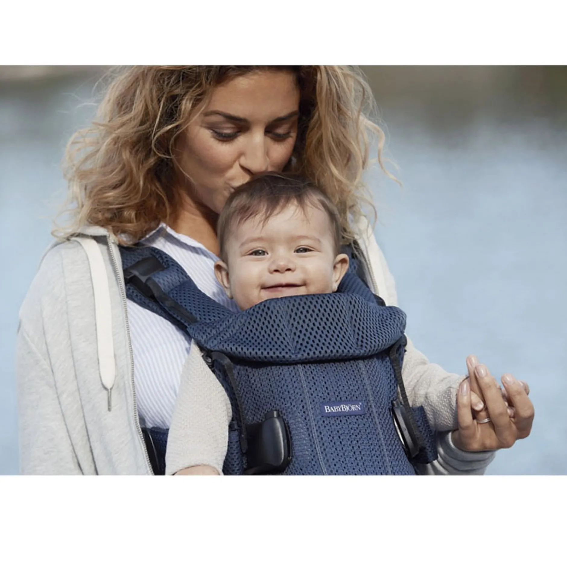 Porte Bébé Dorsal|Porte Bébé Ventral*BabyBjörn Porte-bébé One Air de Bleu Marine Mesh 3D