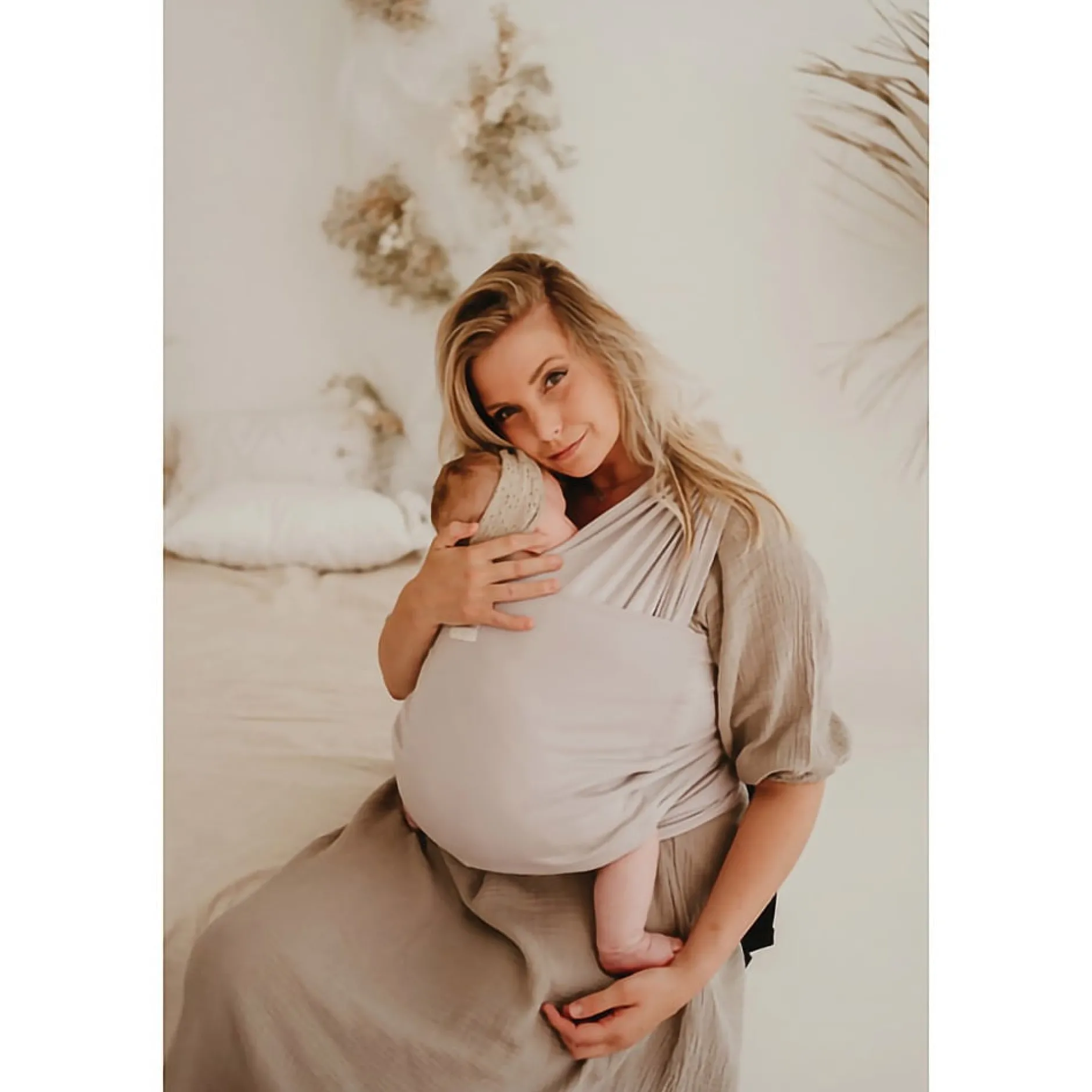 Porte Bébé Ventral|Tout Pour Vos Balades*Babylonia Porte-bébé Tricot-Easy de Warm Sand