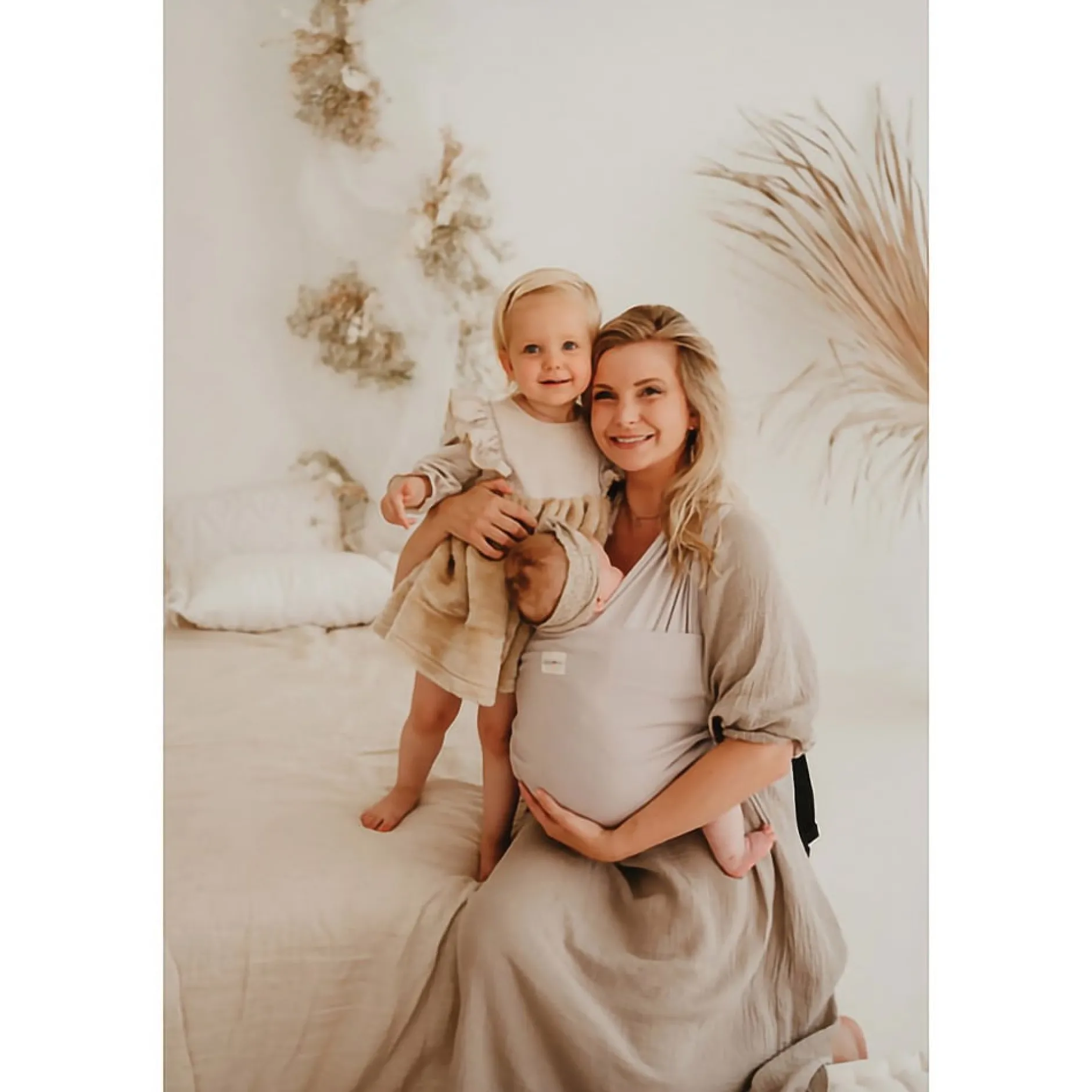 Porte Bébé Ventral|Tout Pour Vos Balades*Babylonia Porte-bébé Tricot-Easy de Warm Sand