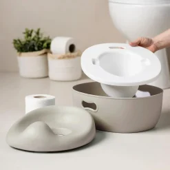 Pots*Nattou Pot d'apprentissage évolutif Potty 3 en 1 de Beige