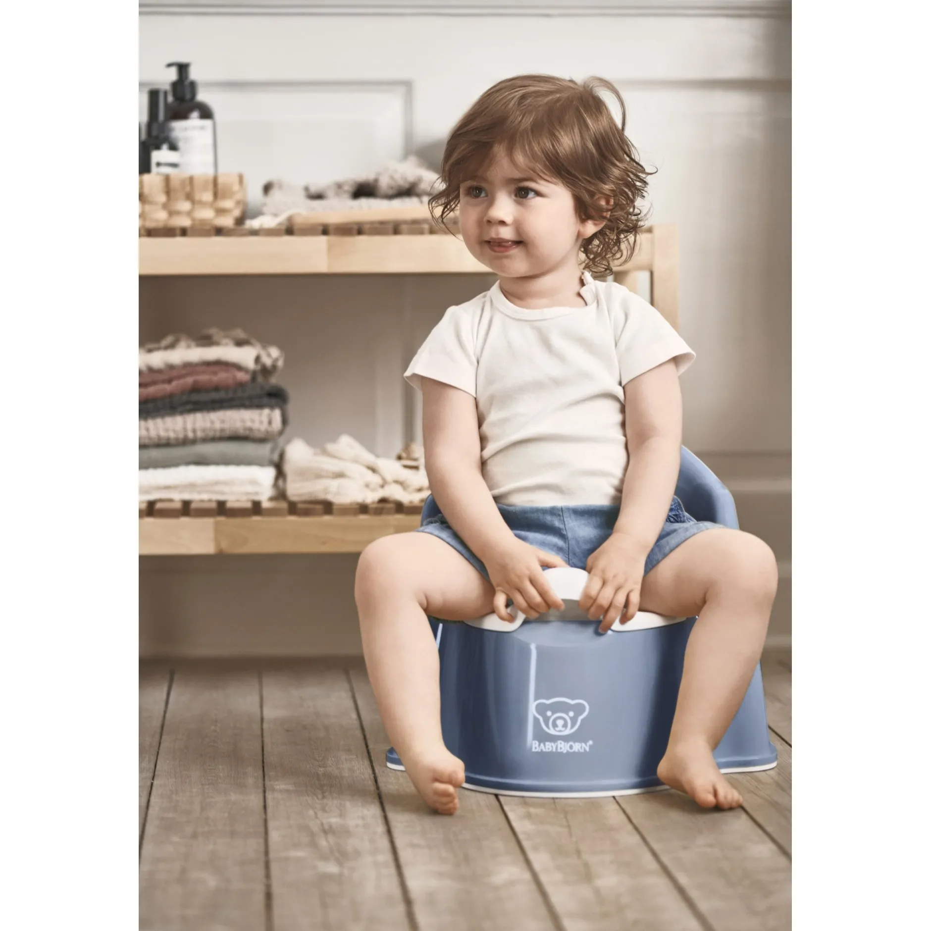 Pots*BabyBjörn Pot fauteuil de Gris/Blanc