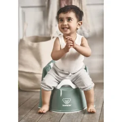 Pots*BabyBjörn Pot fauteuil de Vert profond/Blanc