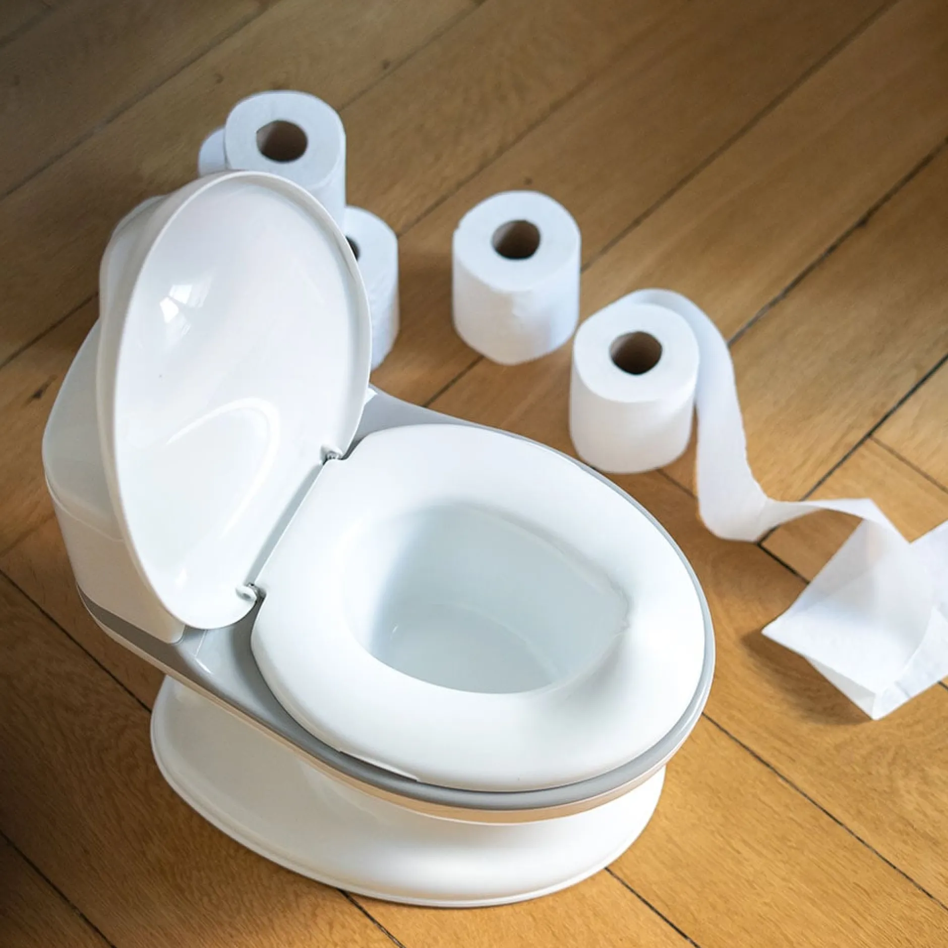 Pots*Maïka Pot Toilette de Blanc