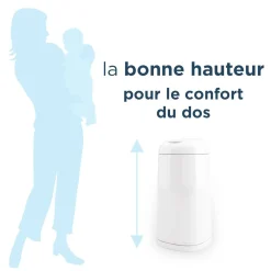 Poubelles*Angelcare Poubelle à couches Dress Up laquée de Blanc