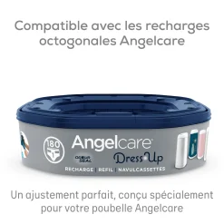 Poubelles*Angelcare Poubelle à couches Dress Up laquée de Blanc