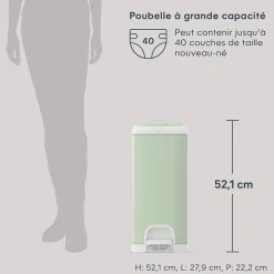 Poubelles*Diaper Genie Poubelle à couches select de