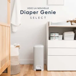 Poubelles*Diaper Genie Poubelle à couches select de Gris