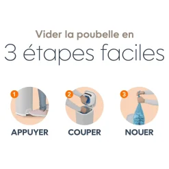 Poubelles*Diaper Genie Poubelle à couches select de Gris