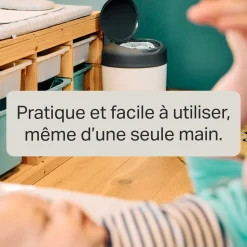 Poubelles*Tommee Tippee Poubelle à Couches Simplee, 6x Recharges de Gris