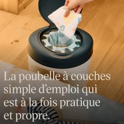 Poubelles*Tommee Tippee Poubelle à Couches SIMPLEE de Gris