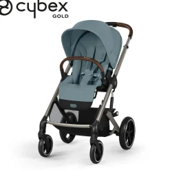 Tout Pour Vos Balades|Poussettes Citadines*CYBEX Poussette Balios S Lux 2 de Châssis Taupe - Stormy Blue