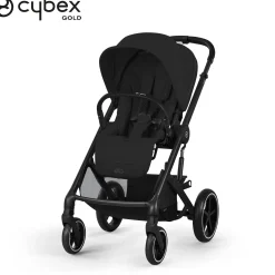 Tout Pour Vos Balades|Poussettes Citadines*CYBEX Poussette Balios S Lux 2 de Châssis noir - Moon Black