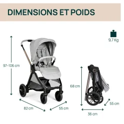Tout Pour Vos Balades|Poussettes Citadines*Chicco Poussette Bellagio + Adaptateurs de Amber Glow