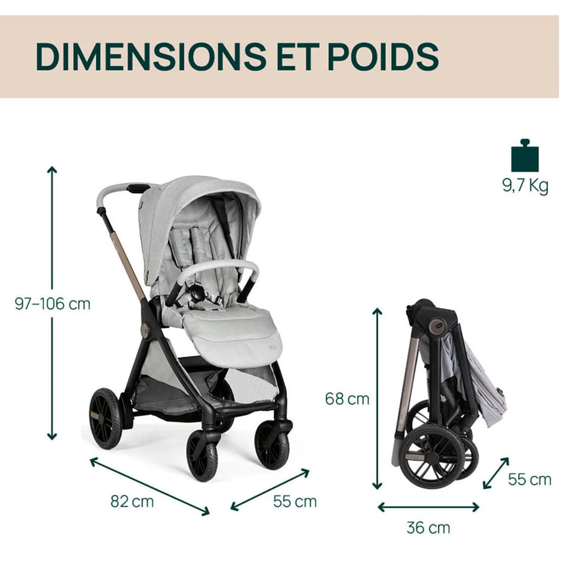 Tout Pour Vos Balades|Poussettes Citadines*Chicco Poussette Bellagio + Adaptateurs de Amber Glow