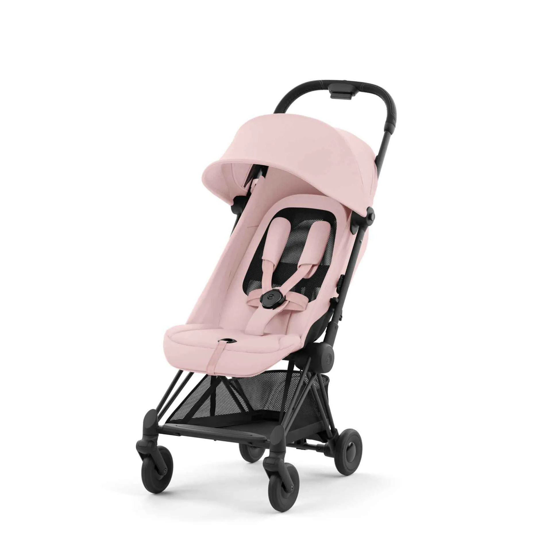 Tout Pour Vos Balades|Poussettes Citadines*CYBEX Poussette Coya de Matt Black/Peach Pink