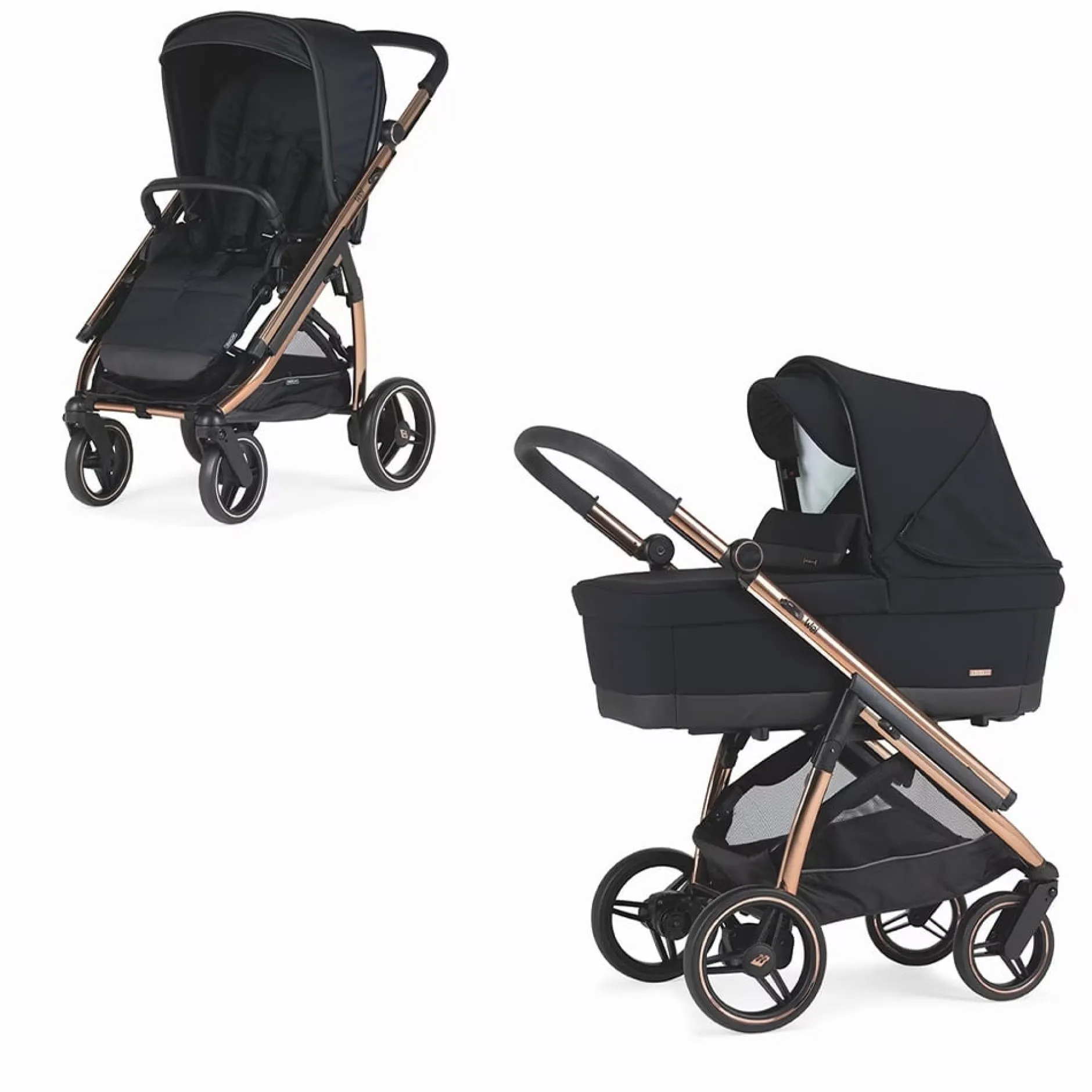 Poussettes 2-En-1|Tout Pour Vos Balades*Bébécar Poussette Duo pack Wei de Soft fumé