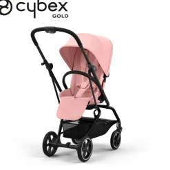 Poussettes Polyvalentes|Tout Pour Vos Balades*CYBEX Poussette Eezy S Twist +2 de Châssis noir - Candy Pink