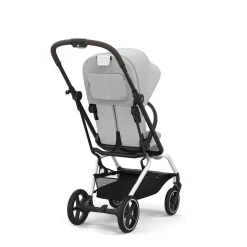 Poussettes Citadines|Poussettes Polyvalentes*CYBEX Poussette Eezy S Twist +2 de Châssis Silver - Fog Grey 2024