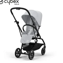 Poussettes Polyvalentes|Tout Pour Vos Balades*CYBEX Poussette Eezy S Twist +2 de Châssis noir - Fog grey