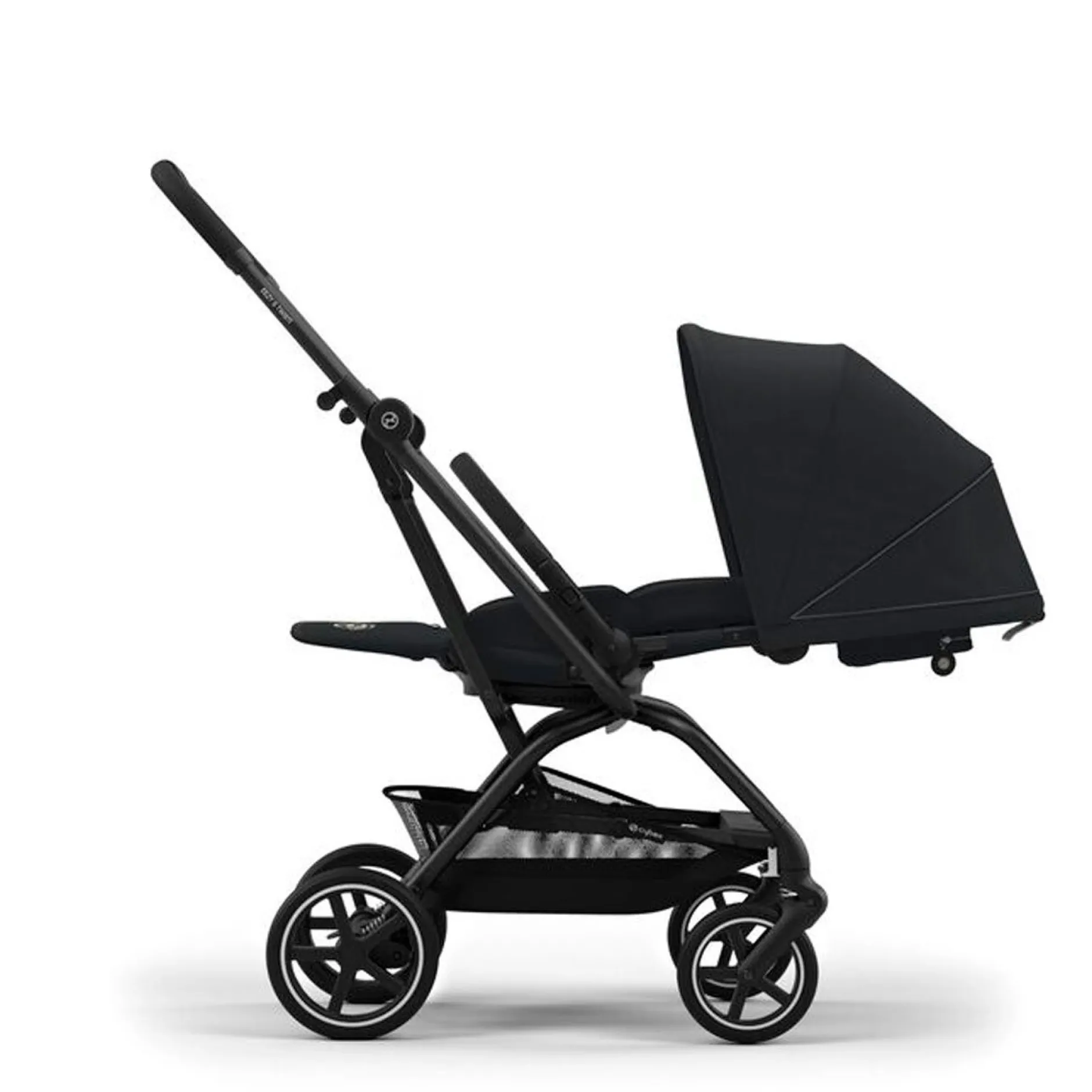 Tout Pour Vos Balades|Poussettes Citadines*CYBEX Poussette Eezy S Twist+2 de Noir Magic Black