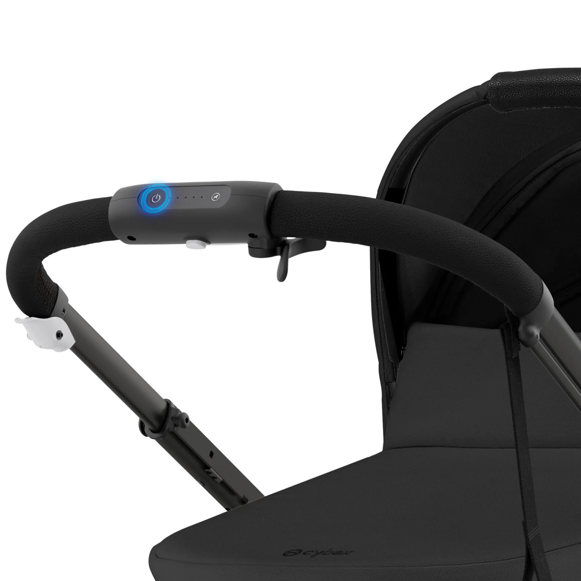 Poussettes Doubles & Triples|Tout Pour Vos Balades*CYBEX Poussette e-Gazelle S + Panier shopping de Châssis Black - Moon Black