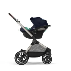 Poussettes 2-En-1|Tout Pour Vos Balades*CYBEX Poussette 2-en-1 Eos Lux de Châssis Taupe - Sky Blue