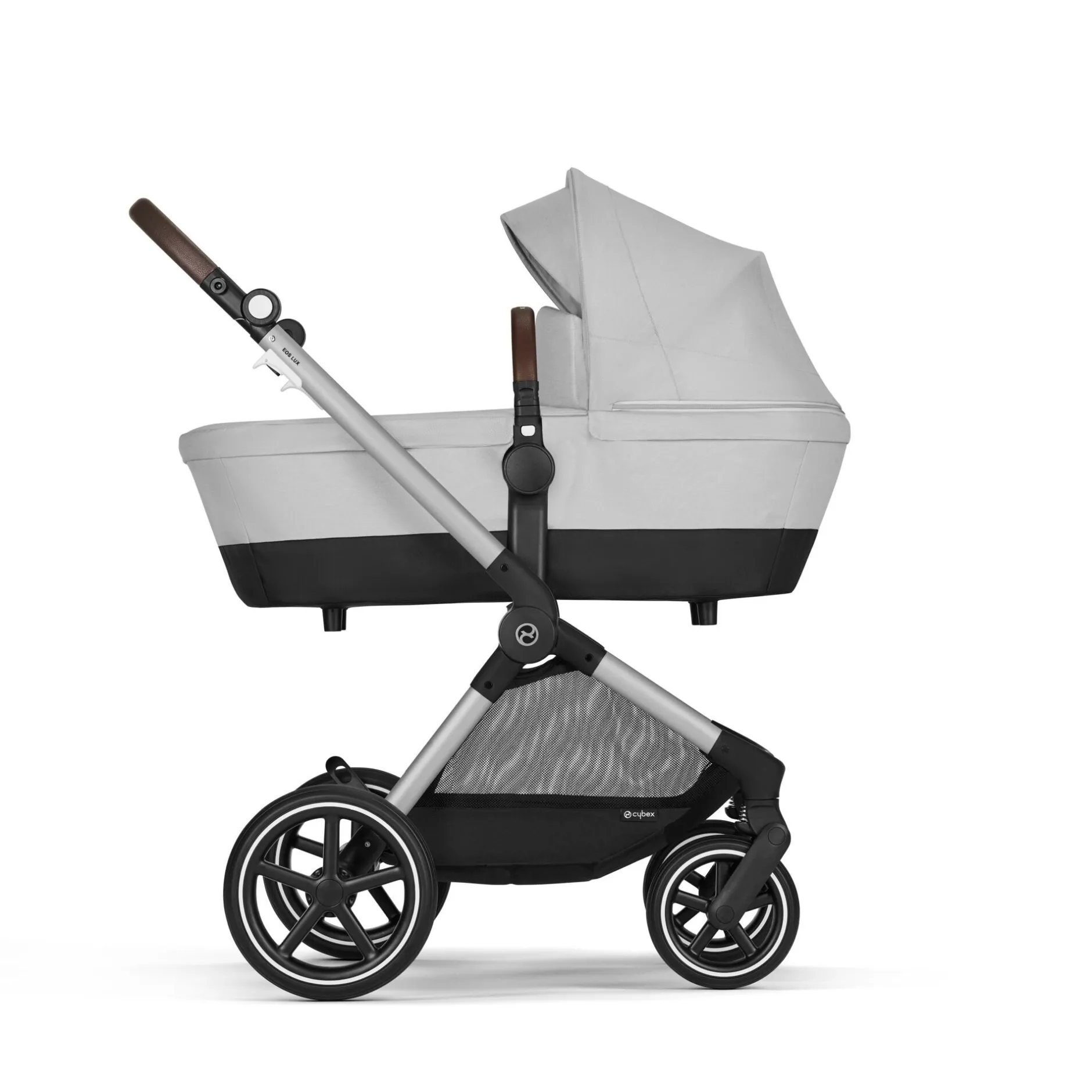 Poussettes 2-En-1|Tout Pour Vos Balades*CYBEX Poussette 2-en-1 Eos Lux de Châssis Silver - Lava Grey