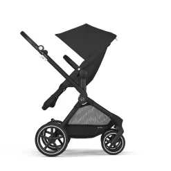 Poussettes 2-En-1|Tout Pour Vos Balades*CYBEX Poussette 2-en-1 Eos Lux de Châssis Noir - Moon Black