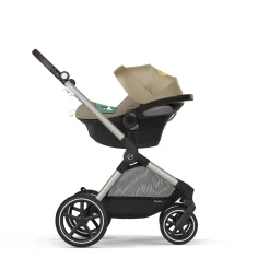 Poussettes 2-En-1|Tout Pour Vos Balades*CYBEX Poussette 2-en-1 Eos Lux de Seashell Beige/Taupe Frame