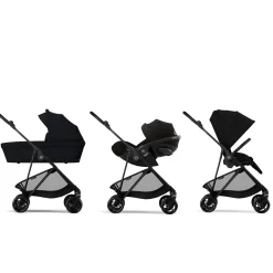 Tout Pour Vos Balades|Poussettes Citadines*CYBEX Poussette Melio Carbon de Magic Black