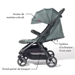 Poussettes Cannes|Tout Pour Vos Balades*William Kent 1733 Poussette Sirius de Green