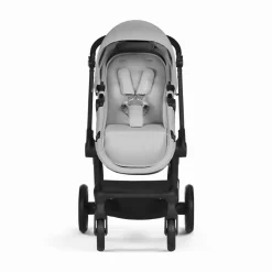 Tout Pour Vos Balades|Nacelles*CYBEX Poussette Trio EOS : Poussette 2-en-1 EOS + Aton B2 i-Size + Adaptateurs de Stone Grey